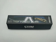 Cold Steel Drop Forged Bowie Faux Stag Fixed Blade Knife w/ Belt Sheath