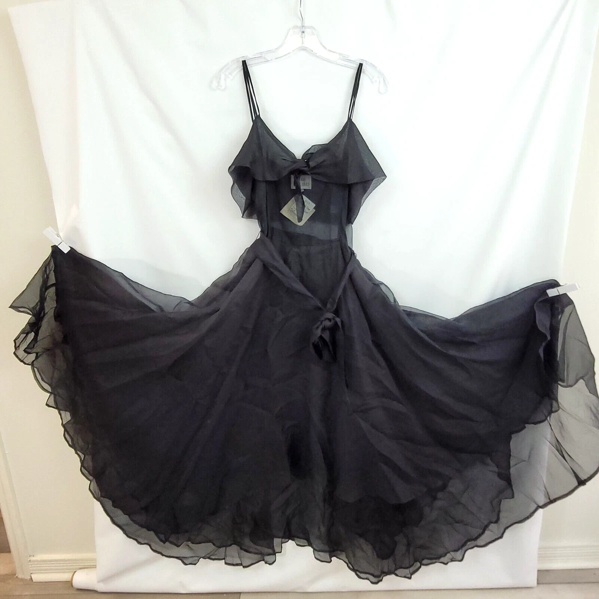 Chiffon Black Wedding Dresses for sale | eBay