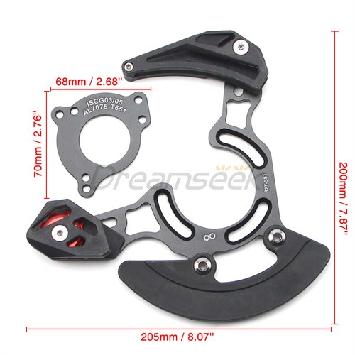 Bicycle Chain Guide Single Disc Mountain MTB Bike 32T-38T Protector System Plate - Picture 8 of 11