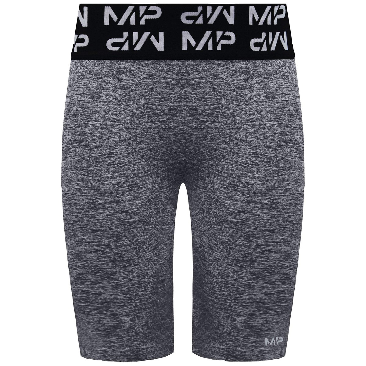 MyProtein Seamless Womens Grey Marl Curve Cycling Shorts