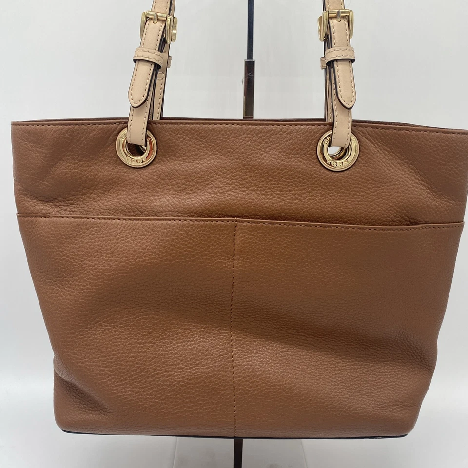 Bolso de Mano Michael Kors Bedford Mediano Superior Cremallera Logo Bolsillo en Marrón Bellota Foto 4 de 4