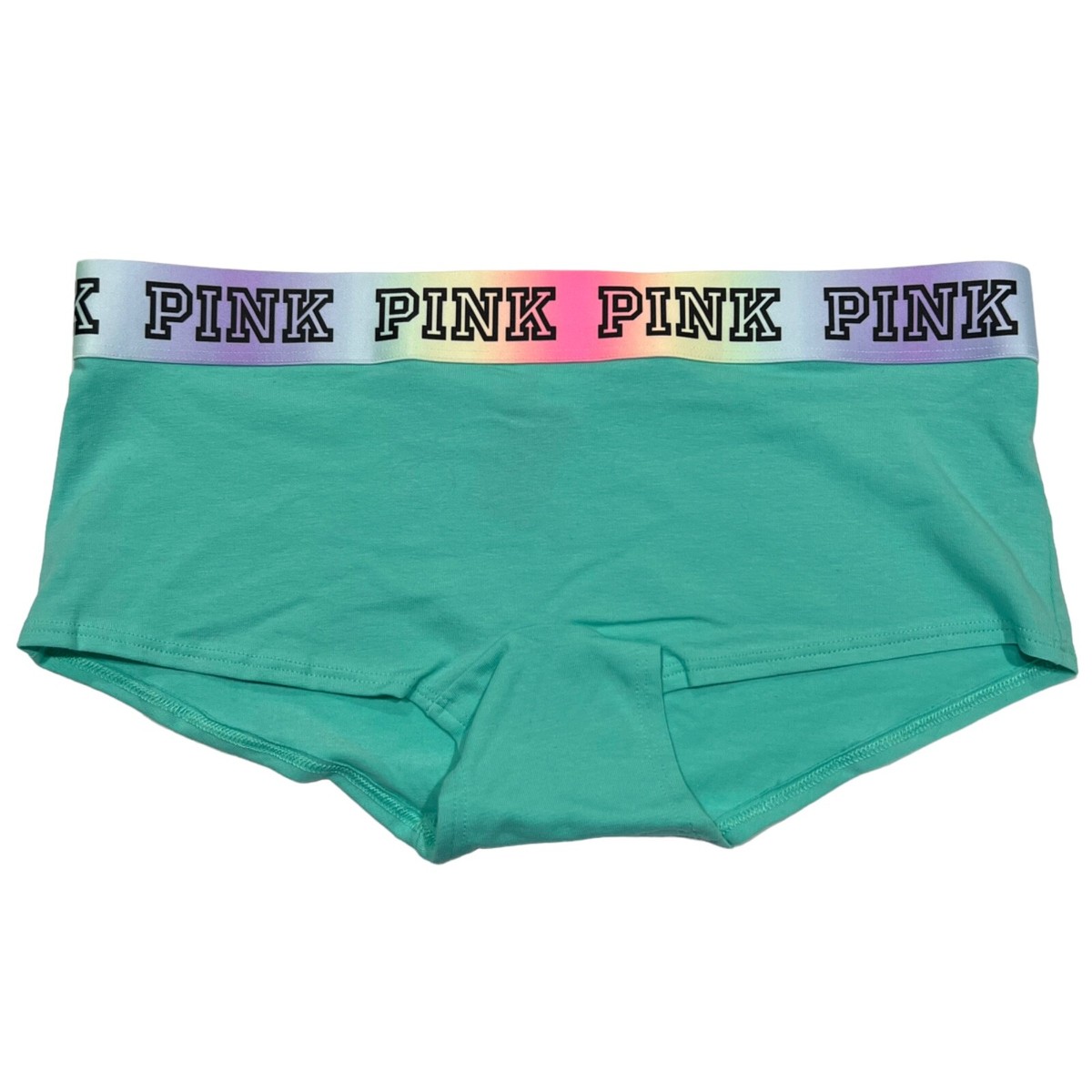 NWT VICTORIA'S SECRET PINK Shortie Pantie Sz M-L Green Jersey | eBay