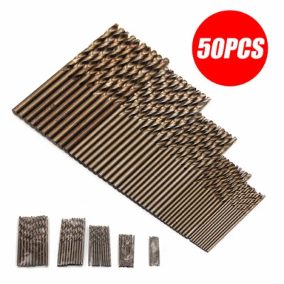 50 x HSS TITAN Spiralbohrer set Metallbohrer Bohrer 1mm 1,5mm 2mm 2,5mm 3mm - Bild 1 von 4