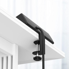 Desk Clamp Power Strip, Flat Plug Fast Charging Station, Desk Mount Surge Pro...