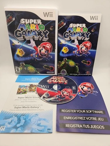 Super Mario Galaxy Nintendo Wii Complete CIB Excellent Refurbished - Tested
