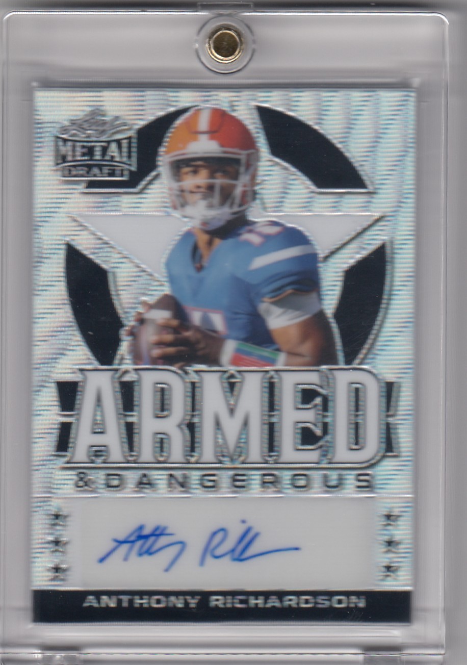 2022 Leaf Metal Draft - Armed & Dangerous Anthony Richardson #AD-AR1 /30 ZN