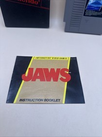 JAWS | NINTENDO NES 1987 | AUTHENTIC + TESTED + CLEANED