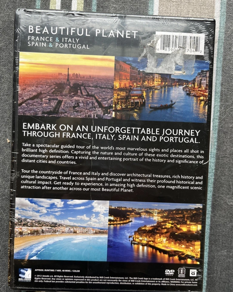 Beautiful Planet France & Italy, Spain & Portugal (DVD,2012) - Image 2 of 3
