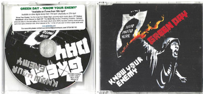 Green Day - Know Your Enemy - Scarce 2009 UK 1trk CD single (promo)