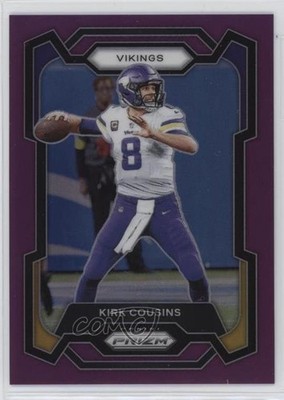 2023 Panini Prizm Purple Prizm 91/125 Kirk Cousins #197 0xh3