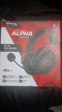 New HyperX Cloud Alpha Wireless DTSX Gaming Headphone Black PC PS4 PS5 300 Hours