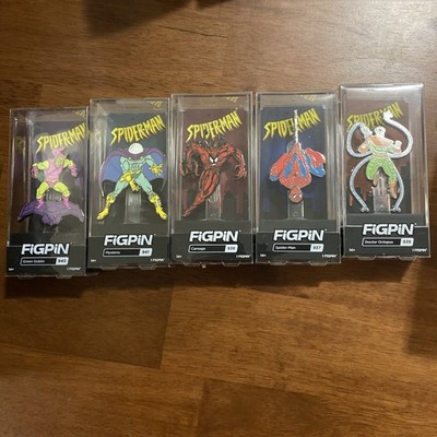 Figpin Spider-Man 937,938,939,940,941 Brand New Locked Special Collection ￼￼