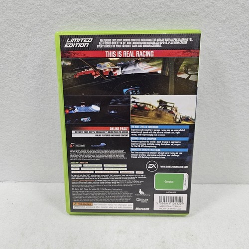 NEED FOR SPEED SHIFT 2 UNLEASHED LIMITED EDITION XBOX 360 With Manual - Picture 2 of 6