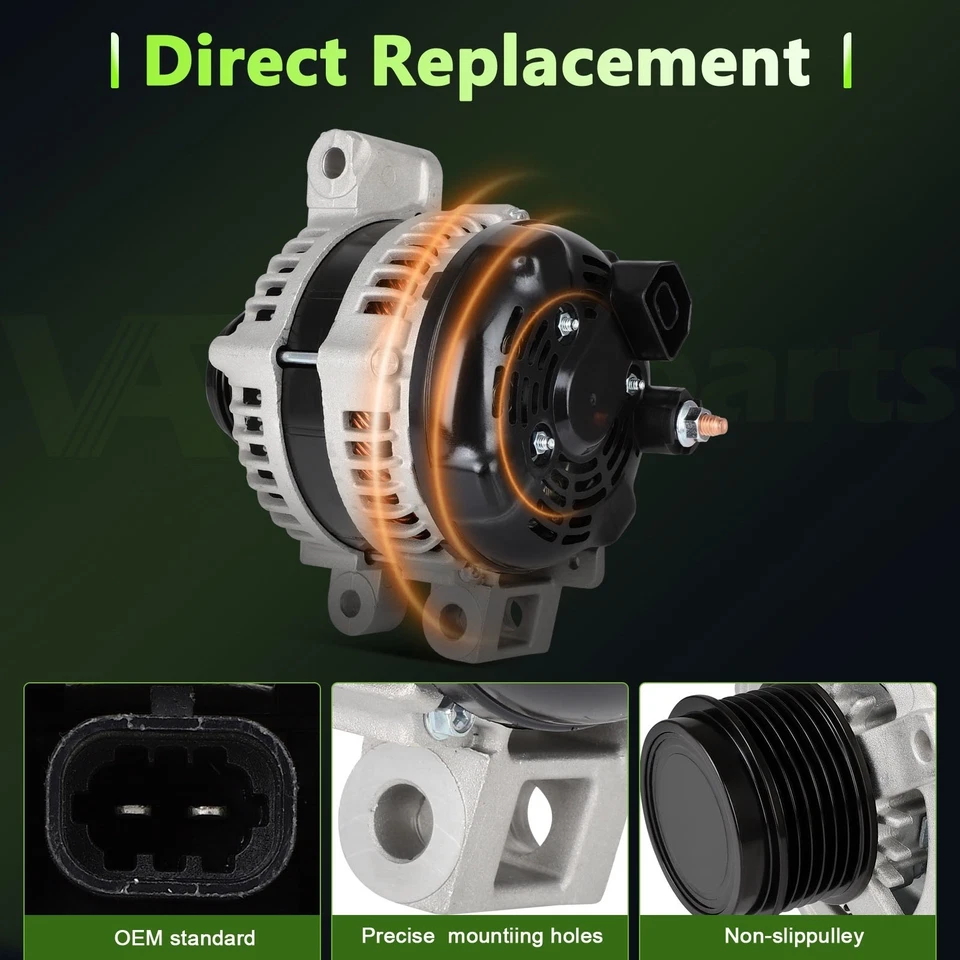 Alternator Fit For Chevrolet Camaro 2012 2013 2014 2015 11787 22888109 22859538 - Image 4 of 4