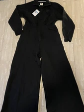 Wmns Size MED Nike Sportswear Tech Fleece Windrunner Jumpsuit Black FB8798-010