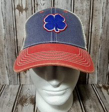 Black Clover Snapback Trucker Hat Mesh-Back Cap Red Blue Conestoga Golf Club