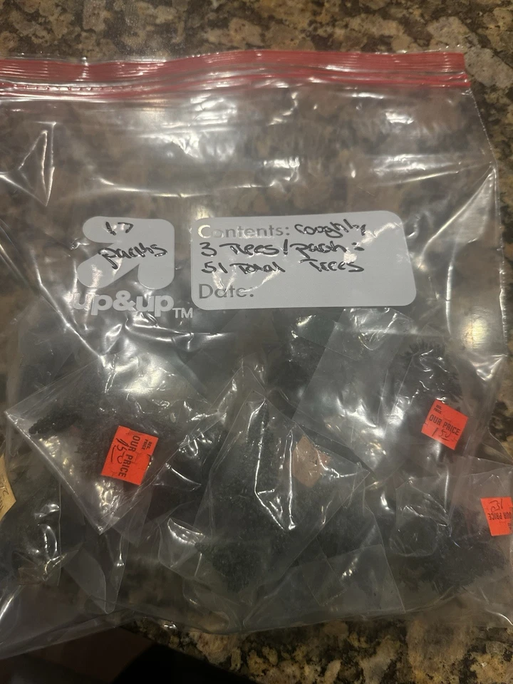 Basic Scenery Trees for train layout N/Z - Roughly 3/pack and 17 packs Total - Image 3 of 4