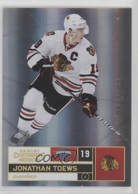 2011-12 Panini Playoff Contenders Gold 52/100 Jonathan Toews #99 4ry