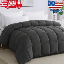 Soft Oversized King Comforter 120"x120" Extra Large Lightweight Quilted