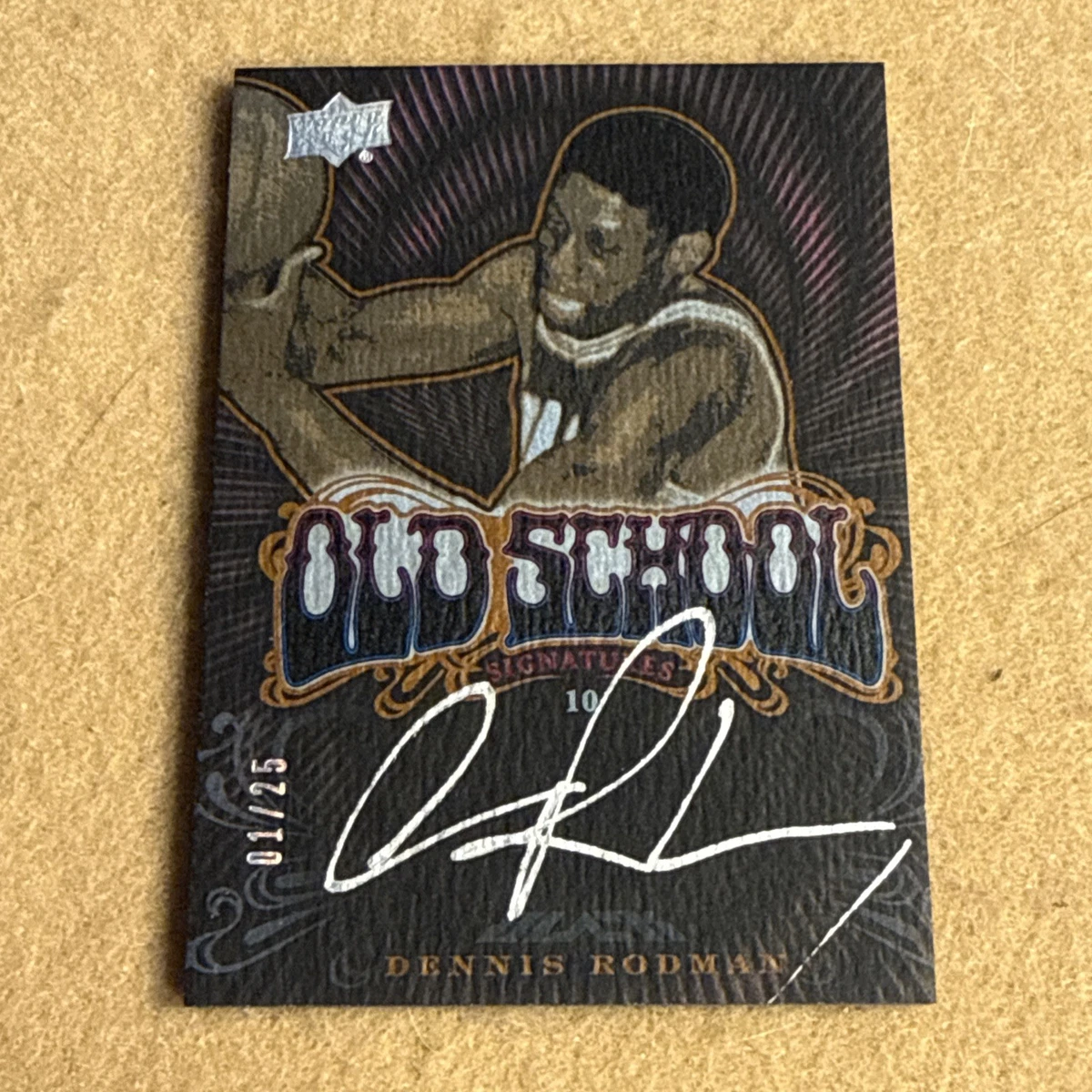 Upper Deck Dennis Rodman Basketball Autographed Sports Trading