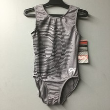 GK Elite GKids Girls Captain America "Shield" Gymnastics Leotard Size CL Large