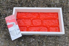 VINTAGE BRICK MOULD FOR CONCRETE DECORATIVE GARDEN BLOCKS NOS 1950s 1960s