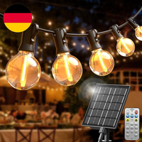 Solar Lichterkette AußEn - 20M Led Lichterkette Outdoor Mit 30+2 G40 GlüHbirnen