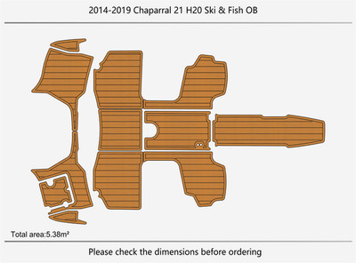 2014-2019 Chaparral 21 H20 Ski & Fish OB DuraEVA EVA Foam Boat flooring