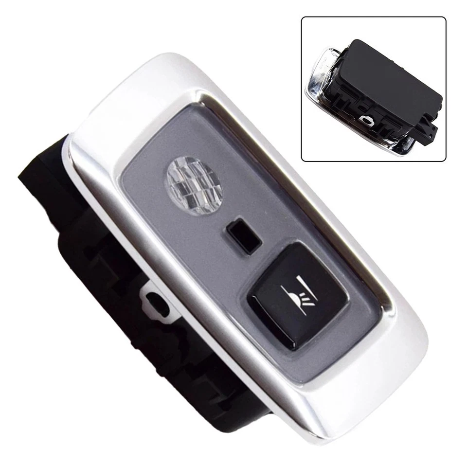 Práctica luz de lectura de techo de coche para VOLVO XC90 2016+ XC60 2018+ negra Foto 3 de 4