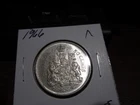 1966 - Canada silver half dollar - Canadian 50 cent
