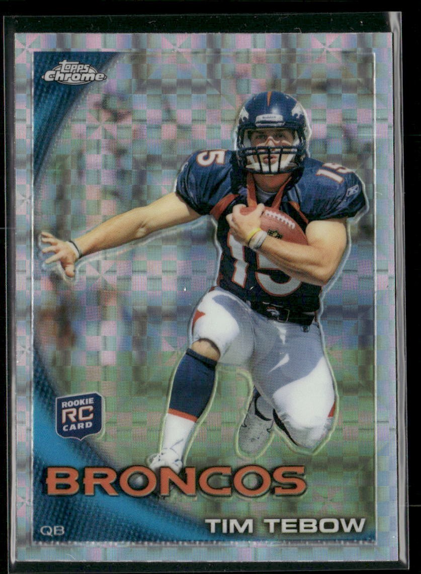 2010 Topps Chrome #C100 Tim Tebow Rookie Xfractor
