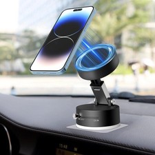 Magnetic Phone Holder for Car Mount,Vacuum Magnetic Suction Car Accessories for