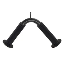 V Bar Cable Attachment Tricep Press Push Handle LAT Pull Down Attachments Bac...