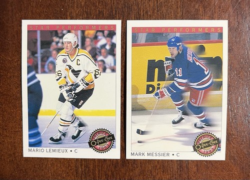 Mario Lemieux #22 1992 O-Pee-Chee Premier Star Performers card