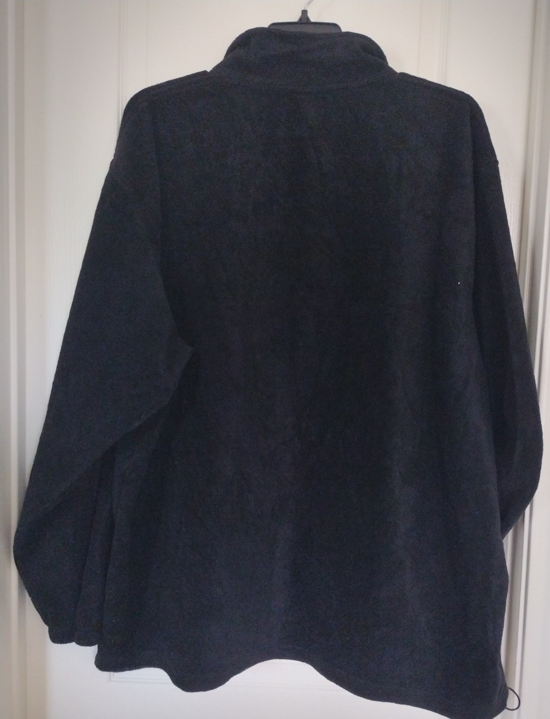 Mens Harriton Black Fleece logo "SPECTRUM" Jacket Size 4XL Full zip Pocket w/zip