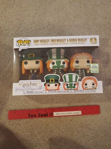 Harry Potter Ginny Fred George Weasly Funko Pop 3 Pack New