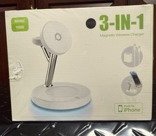 3-in-1 Magnetic Wireless Charger Y888 for iPhone Sealed Brand New