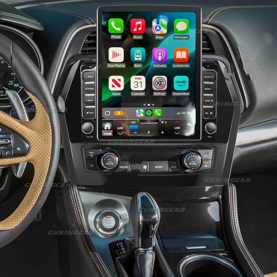 9.7'' CarPlay FOR NISSAN MAXIMA 2016-2023 Car Stereo Radio Android13 GPS WiFi Foto 3 de 4