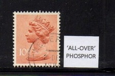 SG X887 10p Machin AOP ( 'All-Over' Phosphor) Fine Used