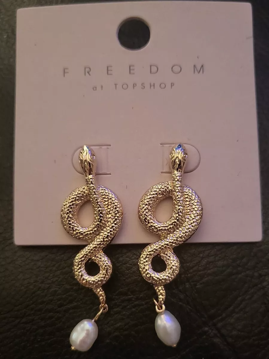 Freedom At Topshop Earrings snakes Rrp 10 eBay