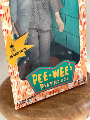 Matchbox Pee-Wee Herman Talking Doll Brand New In Box 611230210789