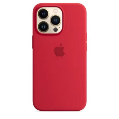 Silikonhülle mit MagSafe für Apple iPhone 13Pro, Soft-Touch-Oberfläche, rot