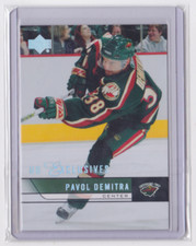 2006-07 UPPER DECK SERIES 2 UD EXCLUSIVES /100 PAVOL DEMITRA #349 MINNESOTA WILD