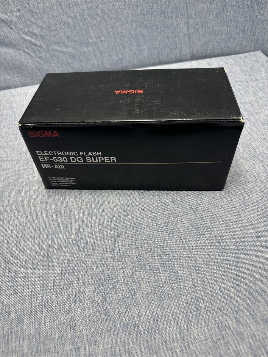 Sigma EF-530 DG Super Electronic Flash for Sony DSLR 85126925260| eBay