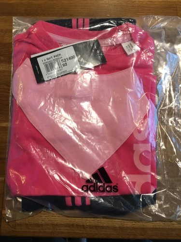 adidas Baby Infant Gift Pack T-shirt, Shorts & Bib each with adidas logo BNWT - Picture 6 of 6