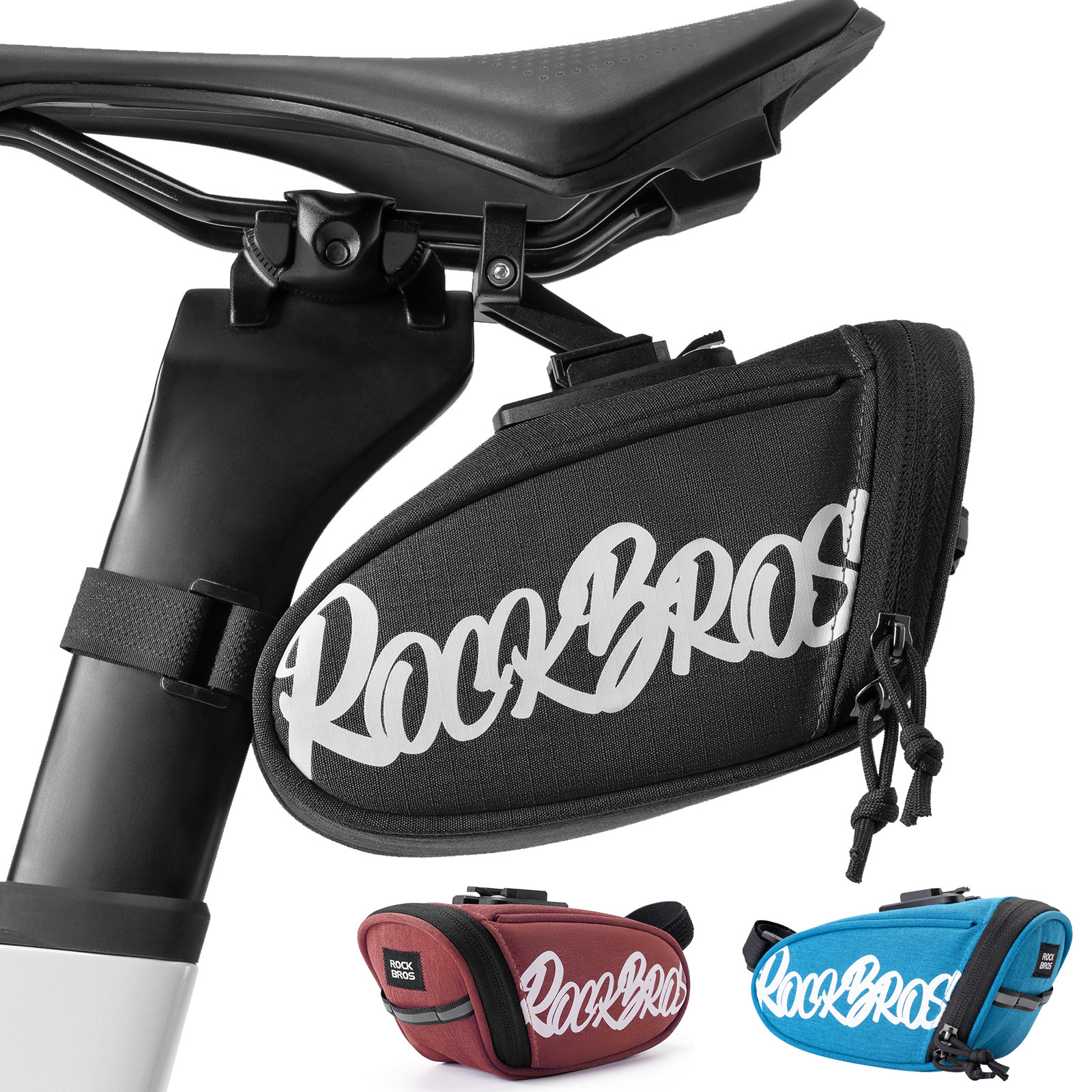 Borsa da bicicletta Rockbros con staffa di montaggio