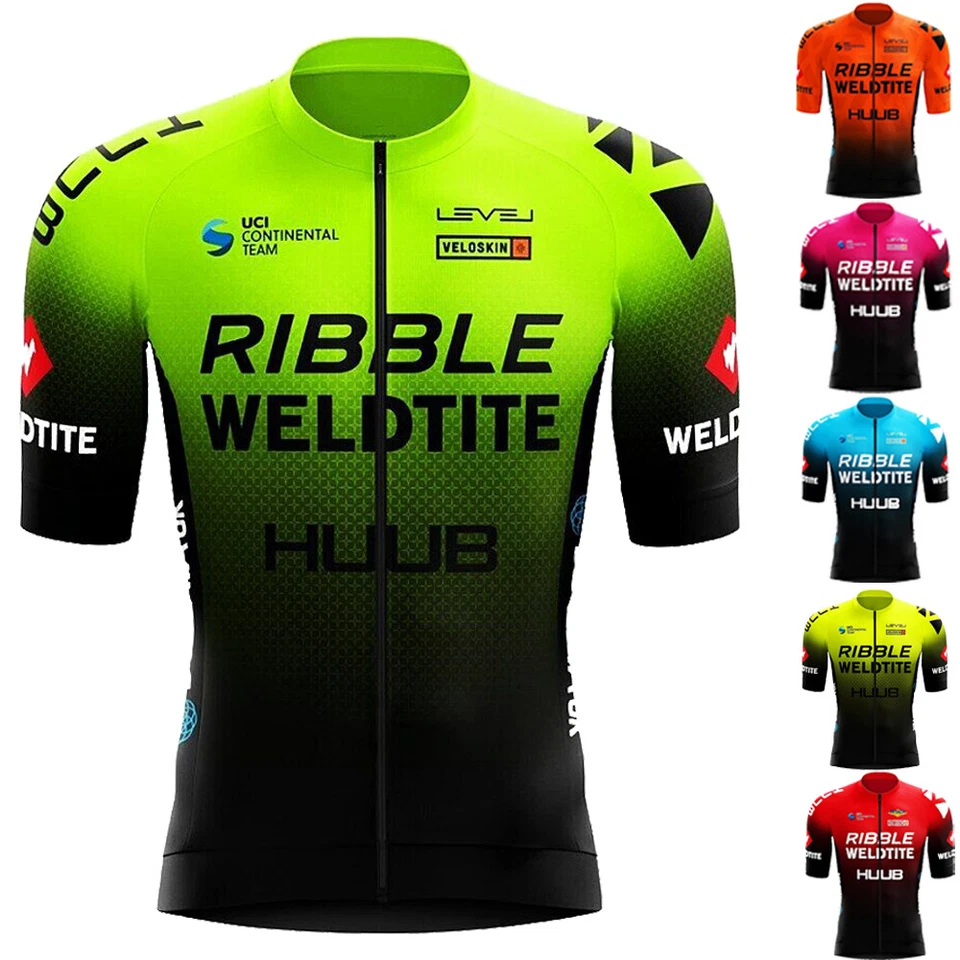Fahrrad Trikot Herren Sport Team Radtrikot Cycling Bikeshirt MTB Fahrrad Shirt - Bild 1 von 4