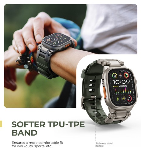 Armband für Apple Watch Ultra 2 / Ultra 49mm, für Apple Watch Series 10 46mm Band - Bild 52 von 60