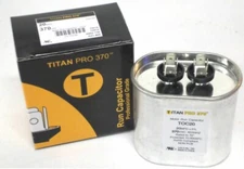 Titan Pro 370 TOC20 Titan PRO Motor Run Capacitor 20 MFD 370 Volt Oval New