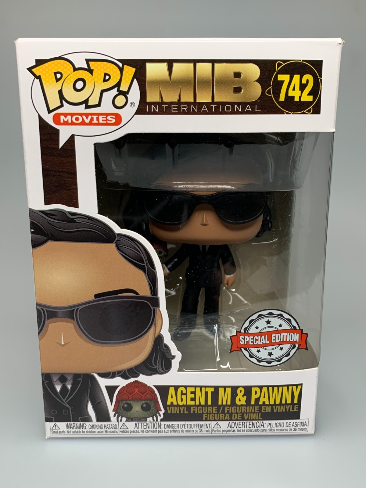 Funko Pop | Sin Usar En Caja Hombres En Negro Internacional | 742 | Agente M &Amp; Pewny | Se (2)